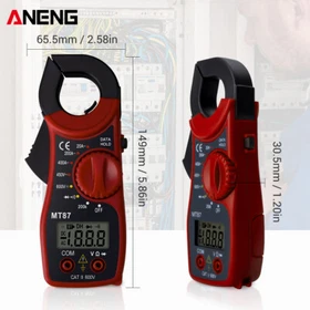 MT87 1999 Counts Digital Clamp Meter DC/AC Multimeter Ammeter Voltage Tester