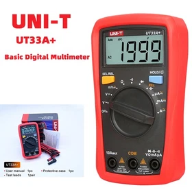 UNI-T UT33A+/UT33B+/UT33C+/UT33D+ Entry-Level Digital Multimeter AC/DC/A/&Omega;