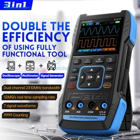 FNIRSI 2C23T 2C53T Digital Oscilloscope Multimeter Function Signal Generator New
