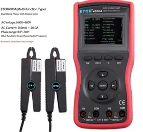 ETCR4300 Three-Clamp Phase Volt-Ampere Meter Voltage Detector Phase
