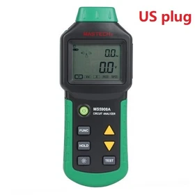 MASTECH MS5908 LCD Circuit Analyzer True RMS AC Voltage RCD GFCI Socket Tester