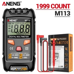 ANENG M113 Intelligent Digital Multimeter 1999 Counts AC/DC Voltage NCV Tester