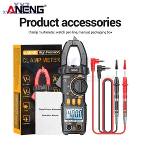 ANENG PN107 Backlight Digital Clamp Meter Multimeter Ammeter Voltage NCV Tester