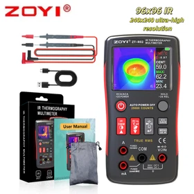 ZOYI R02 2 in 1 Thermal Imaging Multimeter 2.4'' Touch Screen IR Thermal Camera