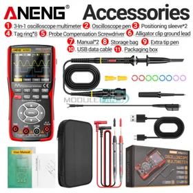 ANENG AOS03 3-in-1 Handheld Multimeter Digital Oscilloscope Signal Generator