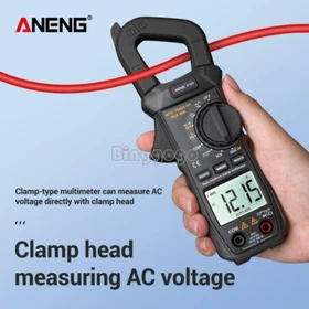 NEW ANENG ST209 Clamp Meter Digital Multimeter AC/DC Voltage LCD Current Tester