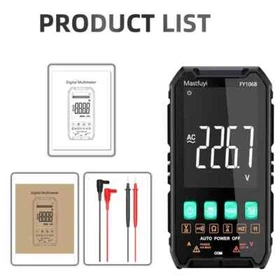 MASTFUYI Mini Digital Multimeter, DC/AC Voltage & Capacitance Tester