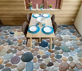 3D Grey Stone 16420NA Floor WallPaper Murals Wall Print 5D AJ WALLPAPER AU Fay