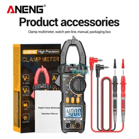 ANENG PN107 Digital Clamp Meter Multimeter Ammeter Voltager NCV Resistance Test