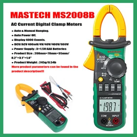 MASTECH Digital Clamp Meter AC/DC Voltage