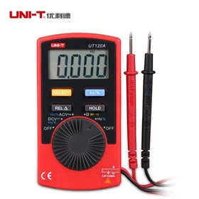 UNI-T UT120 Pocket Digital multimeter Auto Range LCD AC/DC DMM Freq Cap Ohm Test
