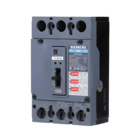 HQR23B125 - Siemens 125A 240V 3-Pole Thermal Magnetic Molded Case Circuit Breake