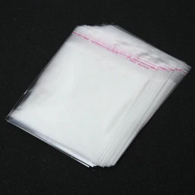 Clear Cellophane Bags -OPP Plastic,Self-Adhesive,Peel&Seal,Ideal forCardDisplays