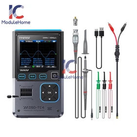 FNIRSI DSO-TC4 Digital Oscilloscope Transistor Tester Signal Generator HOT