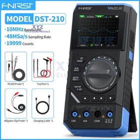 FNIRSI DST-210 DST-201 Digital Oscilloscope Multimeter Signal Generator AC/DC