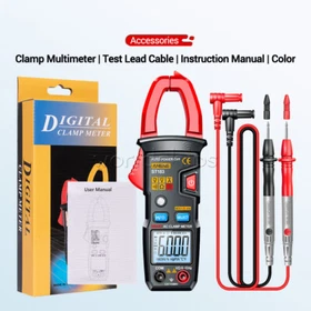 ANENG Digital Clamp Meter Multimeter AC DC Voltage Amp Hz Capacitance NCV Ohm