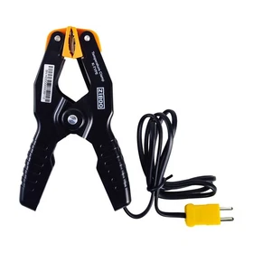 ZIBOO 69140 K-Type Thermometer, Pipe Temperature Clamp For HVAC