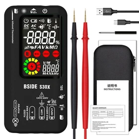 BSIDE S30/S30X Digital Multimeter DC AC Voltage Current Ohm Resistance Tester