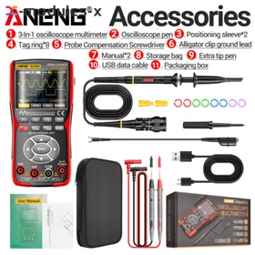 ANENG AOS03 3-in-1 Handheld Multimeter HD Digital Oscilloscope Signal Generator