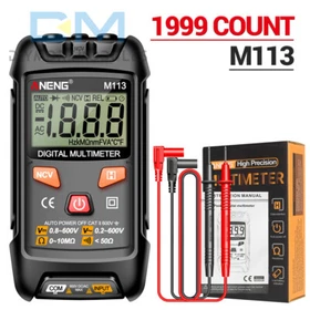 ANENG M113 Digital Multimeter 1999 Counts Auto-Ranging AC/DC Votage NCV Meter