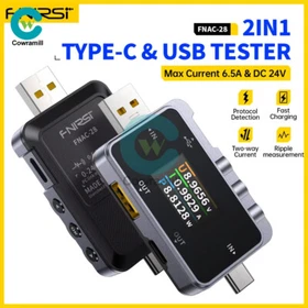 FNIRSI FNAC-28 FNB58 Type-C USB Tester Voltmeter Ammeter Voltage Current Meter