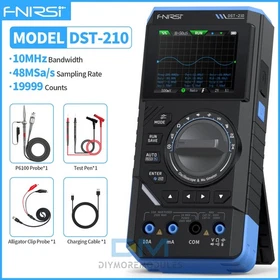 FNIRSI DST-210 DST-201 Digital Oscilloscope + Multimeter + Signal Generator