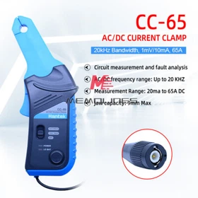 Hantek CC-650/65 Oscilloscope multimeter AC/DC Current Clamp Up to 20KHz