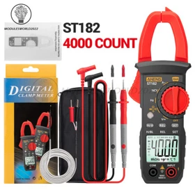 ANENG ST181/ST182/ST182 Digital Clamp Meter Multimeter AC DC Voltage Amp NCV Ohm