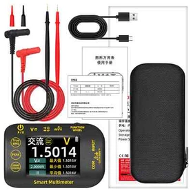 Smart Digital Multimeter True RMS 20000 Count 1000V DC AC Voltage Multimeter