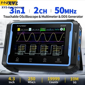 FNIRSI 2C53P/2C23T Digital Oscilloscope Multimeter Signal Generator Dual Channel