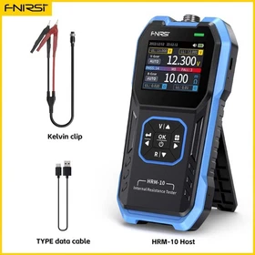 FNIRSI HRM-10 Battery Voltage Internal Resistance Tester 18650 High-precision AC