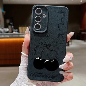 Hybrid TPU Bow Design Case for Samsung S26 S25 Ultra S24 S23 A56 A16 A17 A57 A55
