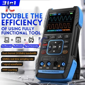 FNIRSI 2C53T DSO152 handheld digital oscilloscope multimeter signal generator