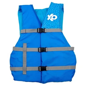 Universal Adult Life Vest and Jacket, 2X/3X, 50"-60" Chest, Blue Coral