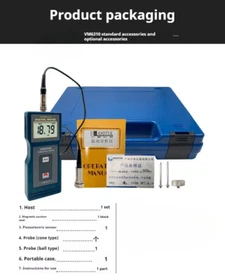 Digital Vibration Tester Vibration Meter with Frequency Range Velocity 10Hz-1kHz