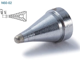 Hakko N60 Series Desoldering nozzle for FR-4003, &phi;0.8 to 6.2mm, Choose from 9