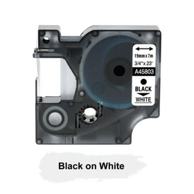 45013 Compatible Dymo D1 Label Tape Label Manager Black on White 19mm/12mm/9mm