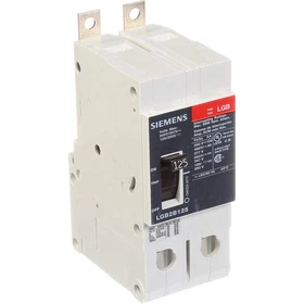 LGB2B125B - Siemens 125A 600V 2-Pole Bolt-On Molded Case Circuit Breaker, LGB Se