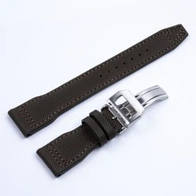 21 22mm Leather Strap Wrist Watch Band Fits IWC Big PILOT IW5009 TOP GUN IW3880