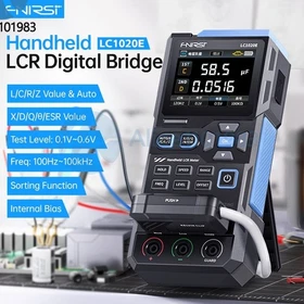 FNIRSI LC1020E Bridge LCR Tester ESR Resistance Capacitance Inductance Meters