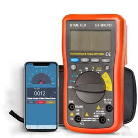 BTMETER AC/DC Auto Ranging Digital Clamp Meter 2000A Or Digital Multimeter 20A