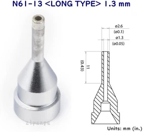 HAKKO N61-01 02 03 04 05 06 07 08 09 10 11 12 13 14 15 16 Desoldering Nozzles