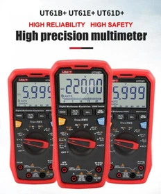 UNI-T UT61B+ UT61E+ UT61D+ Handheld True RMS Digital Multimeter LPF AC DC 1000V