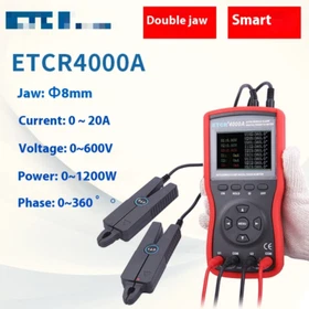 Double Clamp Digital Phase Voltmeter Leakage Current Voltammeter Tester Meter