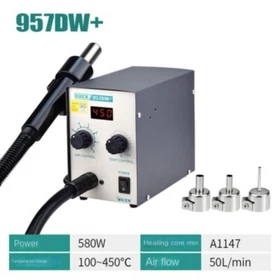 220VHot Air Gun Solder Station Digital Display Eddy Current Chip Soldering Torch