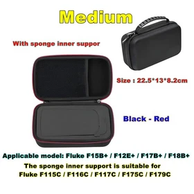 Hard Carrying Bag for Fluke 101/106/107/117C/115C/116C/287C/289C/175C Multimeter