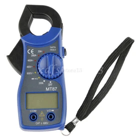 MT87 600V Digital Clamp Meter Multimeter AC Voltage Tester Current Resistance