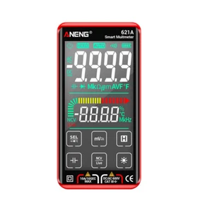 ANENG 621A Digital Smart Multimeter Auto Range True RMS 9999 Counts Touch Screen