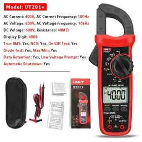 UNI-T Clamp Meter UT210D UT210E UT201+ UT202+ UT202A+ UT203+ UT204 Plus AC DC