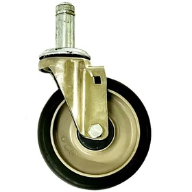 5''x1-1/4'' Swivel Caster for Metro Wire Shelving Poly Wheel, 300 LB Capacity